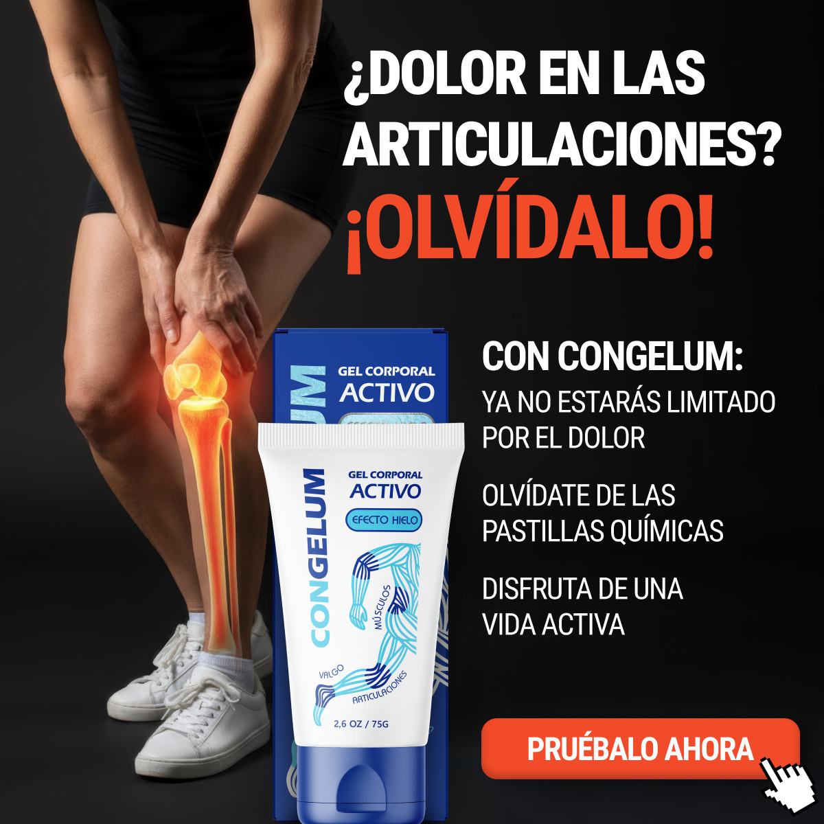 El Secreto Frío de Congelum Que Elimina el Dolor Articular en Minutos